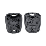 Car Key Case for Peugeot 2-button Straight Board with 206 Socket, without Blade