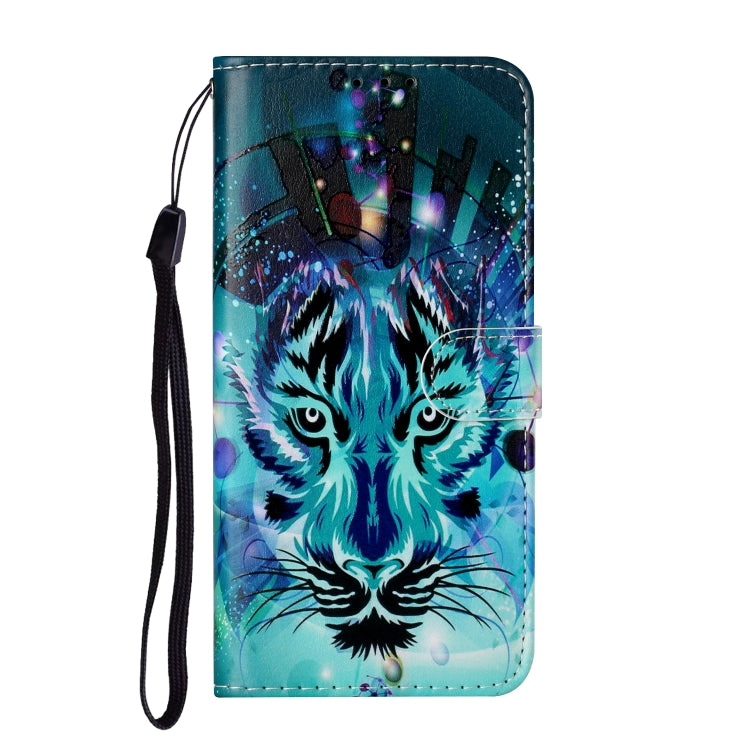 For Samsung Galaxy A12 Oil Embossed Coloured Drawing Pattern Horizontal Flip PU Leather Case with Holder & Card Slots & Wallet(Wolf)