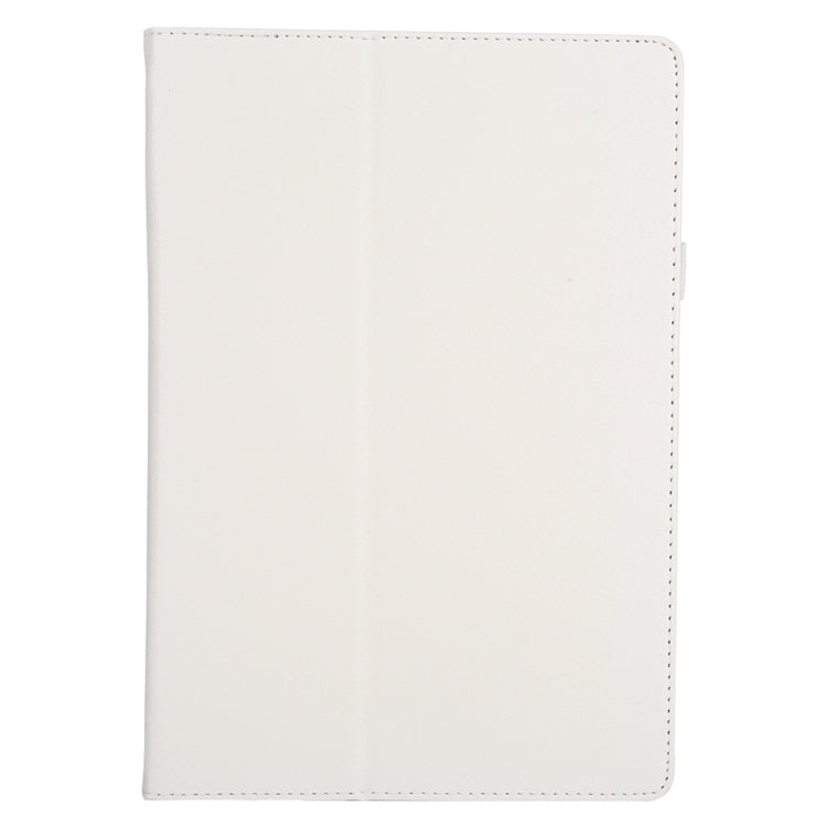 For Lenovo Tab 4 10 Plus (TB-X704) / Tab 4 10 (TB-X304) Litchi Texture Solid Color Horizontal Flip Leather Case with Holder & Pen Slot(White)
