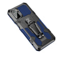 For Xiaomi Redmi Note 10 / 10S Armor Warrior Shockproof PC + TPU Protective Case(Blue) - Xiaomi Cases by PMC TechLife | Online Shopping South Africa | PMC TechLife