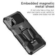 For Xiaomi Redmi Note 10 / 10S Armor Warrior Shockproof PC + TPU Protective Case(Blue)