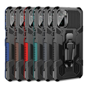 For Xiaomi Redmi Note 10 / 10S Armor Warrior Shockproof PC + TPU Protective Case(Blue)