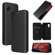 For Samsung Galaxy Xcover 5 Carbon Fiber Texture Horizontal Flip TPU + PC + PU Leather Case with Card Slot(Black) - free shipping - PMC TechLife - Order now!