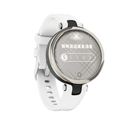 Compatible with Garmin Lily Silicone Watch Band(White)