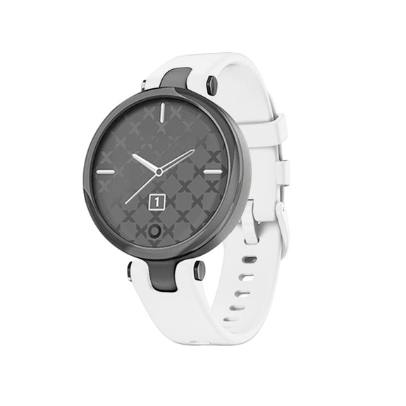 Compatible with Garmin Lily Silicone Watch Band(White)