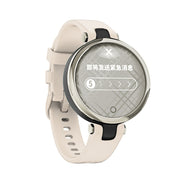Compatible with Garmin Lily Silicone Watch Band(Khaki)