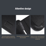 NILLKIN Water Wave Texture Versatile Laptop Sleeve For 14.0 inch and Below(Black)