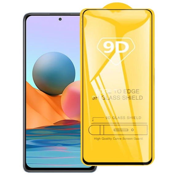 For Xiaomi Redmi Note 10 Pro / Note 10 Pro india 9D Full Glue Full Screen Tempered Glass Film