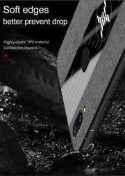For Vivo X21 UD XINLI Stitching Cloth Texture Shockproof TPU Protective Case(Brown)