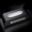 Universal Car Tissue Box with Temporary Parking Phone Number Card(Black) - Tissue Boxes by PMC TechLife | Online Shopping South Africa | PMC TechLife