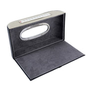 Universal Car Tissue Box with Temporary Parking Phone Number Card(Black)