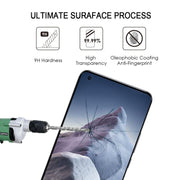 For Xiaomi Mi 11 Ultra Edge Glue 25 PCS 9H HD 3D Curved Edge Tempered Glass Film(Black)