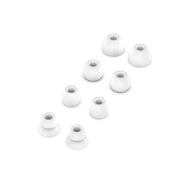 4 Pairs Wireless Earphone Replaceable Silicone Ear Cap Earplugs for Huawei FreeBuds 4i / FreeLace Pro / Active Noise Canceling Earphones 3(White)