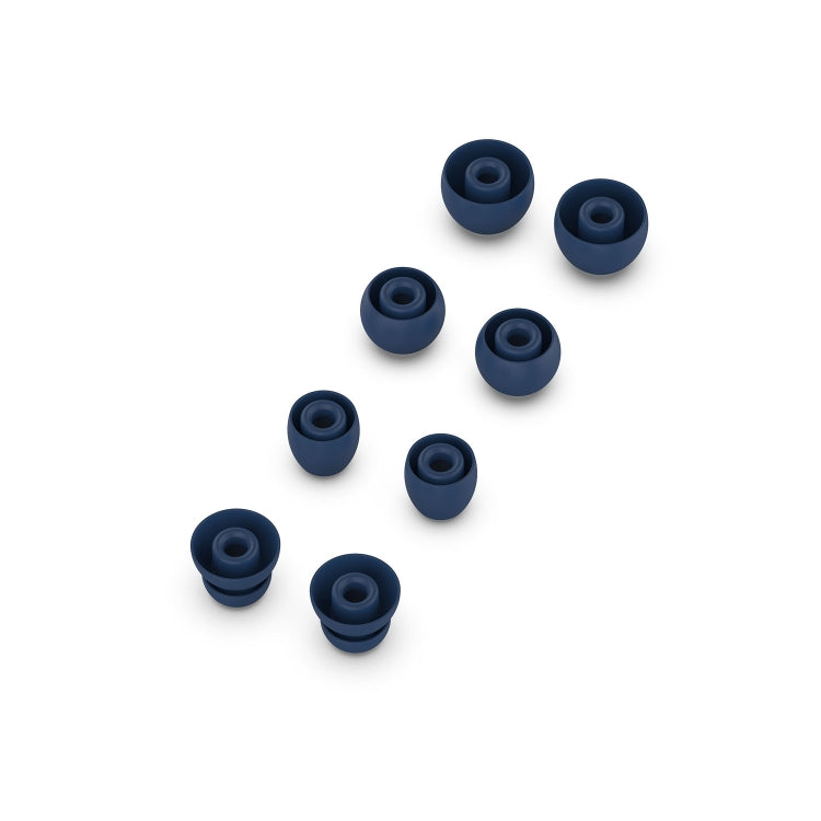 4 Pairs Wireless Earphone Replaceable Silicone Ear Cap Earplugs for Huawei FreeBuds 4i / FreeLace Pro / Active Noise Canceling Earphones 3(Blue)