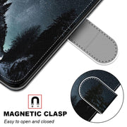 For Xiaomi Redmi Note 10 5G Coloured Drawing Cross Texture Horizontal Flip PU Leather Case with Holder & Card Slots & Wallet & Lanyard(Mountain Road Starry Sky)
