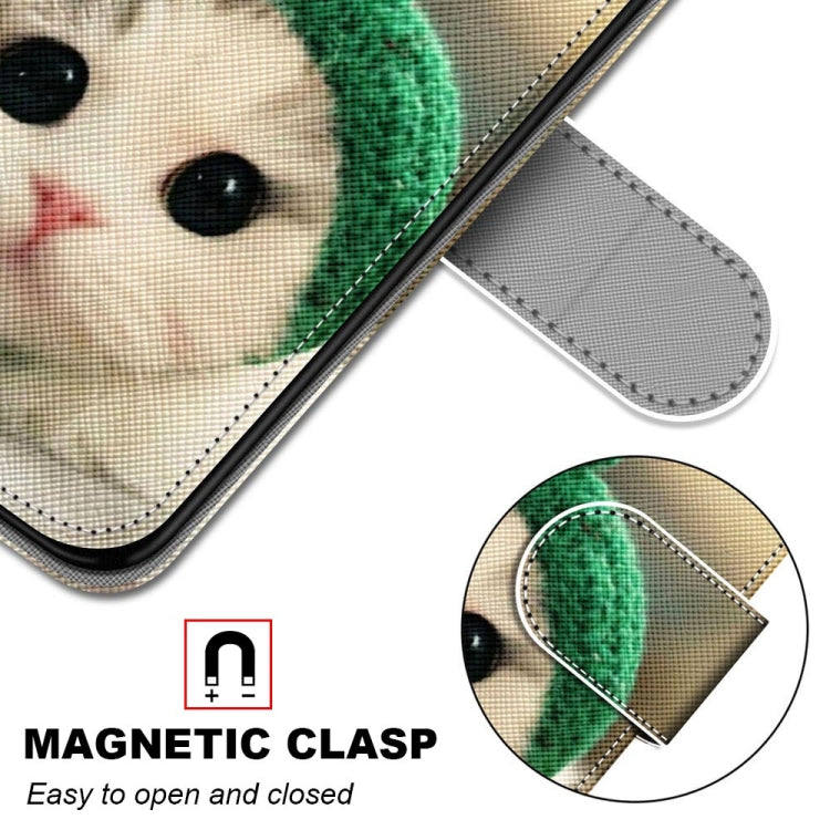 For Xiaomi Redmi Note 10 5G Coloured Drawing Cross Texture Horizontal Flip PU Leather Case with Holder & Card Slots & Wallet & Lanyard(Frog Kitten)