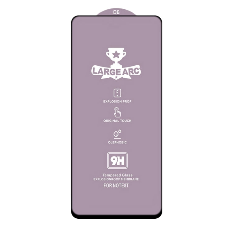 For Xiaomi Redmi Note 9 Pro Max 25 PCS 9H HD Large Arc High Alumina Full Screen Tempered Glass Film