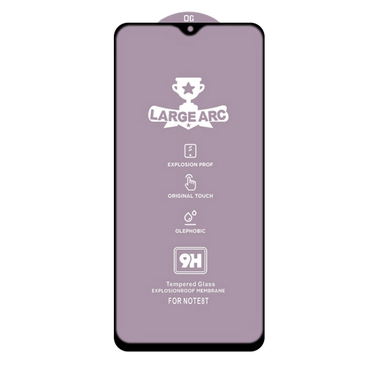 For Xiaomi Redmi 9 (CN Version) 25 PCS 9H HD Large Arc High Alumina Full Screen Tempered Glass Film