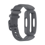 For Fitbit Inspire 2 Silicone Watch Band(Dark Grey)