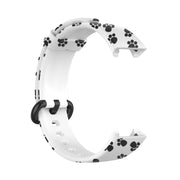 For Xiaomi Mi Watch Lite / Redmi Watch Silicone Printing Replacement Watchband(Footprint)