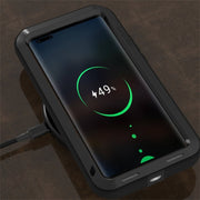For Huawei Mate 40 Pro LOVE MEI Metal Shockproof Water-resistant Dustproof Protective Case without Glass(Black)