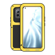 For Xiaomi Mi 11 LOVE MEI Metal Shockproof Water-resistant Dustproof Protective Case without Glass(Yellow)
