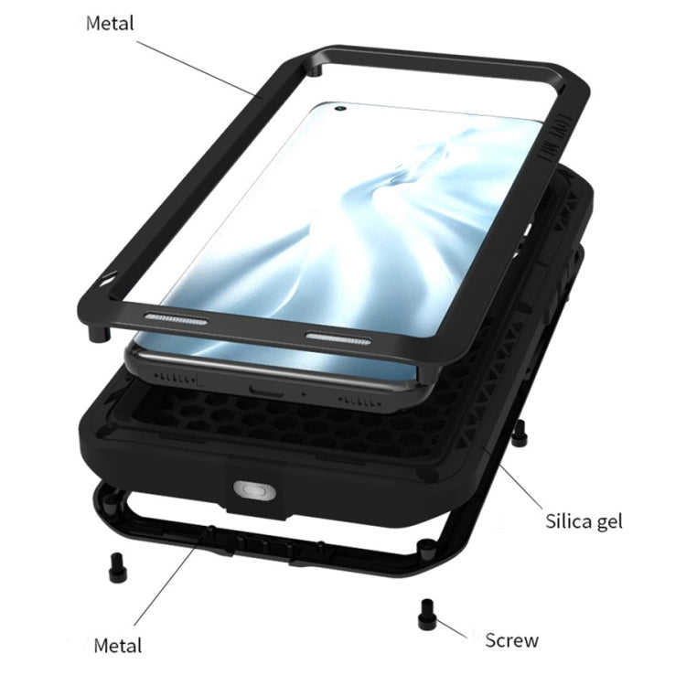 For Xiaomi Mi 11 LOVE MEI Metal Shockproof Water-resistant Dustproof Protective Case without Glass(Yellow)