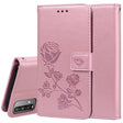 For Xiaomi Poco M3 Rose Embossed Horizontal Flip PU Leather Case with Holder & Card Slots & Wallet(Rose Gold) - free shipping - PMC TechLife - Order now!