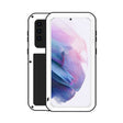 For Samsung Galaxy S21+ 5G LOVE MEI Metal Shockproof Waterproof Dustproof Protective Case with Glass(White) - Galaxy S21+ 5G Cases by LOVE MEI | Online Shopping South Africa | PMC TechLife | Buy Now Pay Later Mobicred