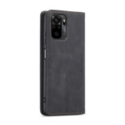 For Xiaomi Redmi Note 10 4G / Note 10s CaseMe 013 Multifunctional Horizontal Flip Leather Case with Holder & Card Slot & Wallet(Black)