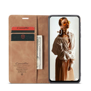 For Xiaomi Redmi Note 10 4G / Note 10s CaseMe 013 Multifunctional Horizontal Flip Leather Case with Holder & Card Slot & Wallet(Brown)