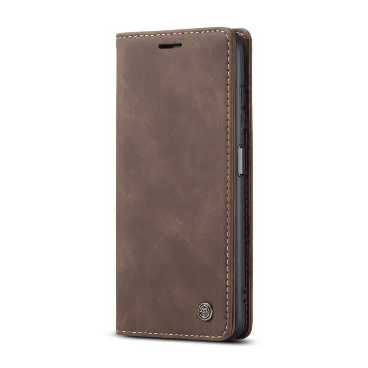 For Xiaomi Redmi Note 10 4G / Note 10s CaseMe 013 Multifunctional Horizontal Flip Leather Case with Holder & Card Slot & Wallet(Coffee)