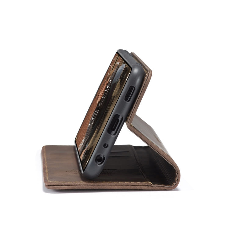 For Xiaomi Redmi Note 10 4G / Note 10s CaseMe 013 Multifunctional Horizontal Flip Leather Case with Holder & Card Slot & Wallet(Coffee)