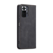 For Xiaomi Redmi Note 10 Pro 4G / Note 10 Pro Max CaseMe 013 Multifunctional Horizontal Flip Leather Case with Holder & Card Slot & Wallet(Black)