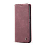For Xiaomi Redmi Note 10 Pro 4G / Note 10 Pro Max CaseMe 013 Multifunctional Horizontal Flip Leather Case with Holder & Card Slot & Wallet(Wine Red)