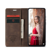 For Xiaomi Redmi Note 10 Pro 4G / Note 10 Pro Max CaseMe 013 Multifunctional Horizontal Flip Leather Case with Holder & Card Slot & Wallet(Coffee)