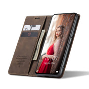 For Xiaomi Redmi Note 10 Pro 4G / Note 10 Pro Max CaseMe 013 Multifunctional Horizontal Flip Leather Case with Holder & Card Slot & Wallet(Coffee)