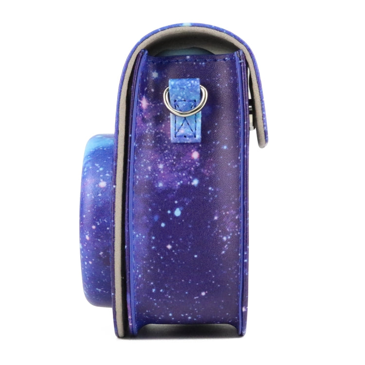 Painted Series Camera Bag with Shoulder Strap for Fujifilm Instax mini 11(Shining Starry Sky)
