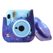 Painted Series Camera Bag with Shoulder Strap for Fujifilm Instax mini 11(Shining Starry Sky)