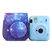 Painted Series Camera Bag with Shoulder Strap for Fujifilm Instax mini 11(Shining Starry Sky)