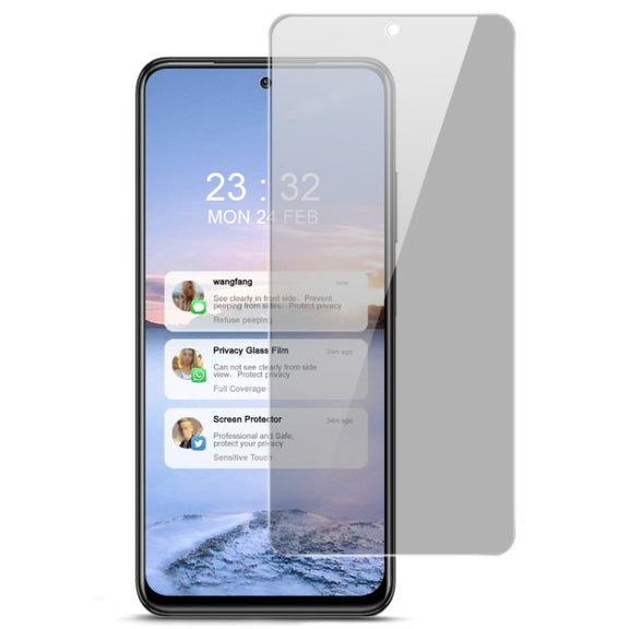 For Xiaomi Redmi Note 10S / Note 10 4G / 5G IMAK HD Anti-spy Tempered Glass Protective Film