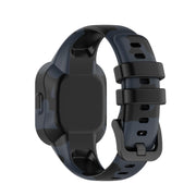Compatible with Garmin Vivofit JR3 Silicone Printing Watch Band(Camouflage Gray)