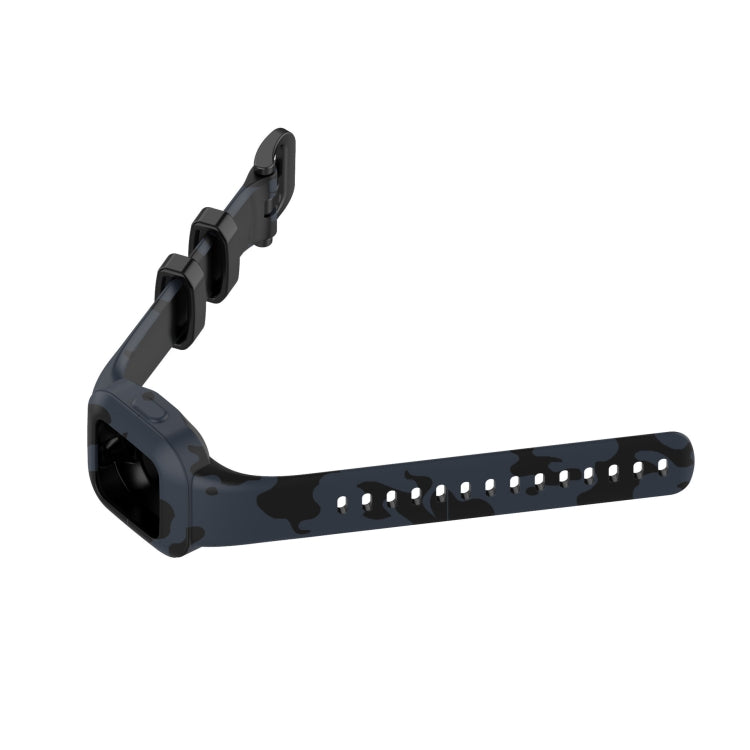 Compatible with Garmin Vivofit JR3 Silicone Printing Watch Band(Camouflage Gray)
