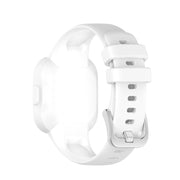 Compatible with Garmin Vivofit JR3 Silicone Pure Color Watch Band(White)