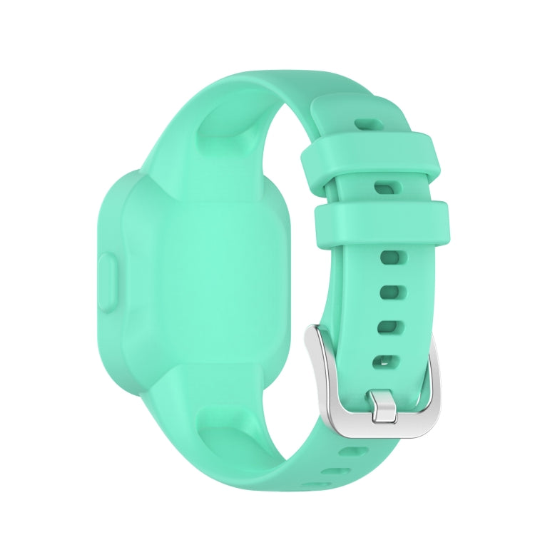 Compatible with Garmin Vivofit JR3 Silicone Pure Color Watch Band(Teal)