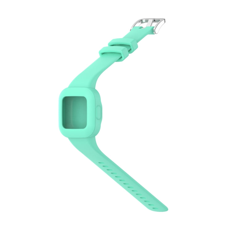 Compatible with Garmin Vivofit JR3 Silicone Pure Color Watch Band(Teal)
