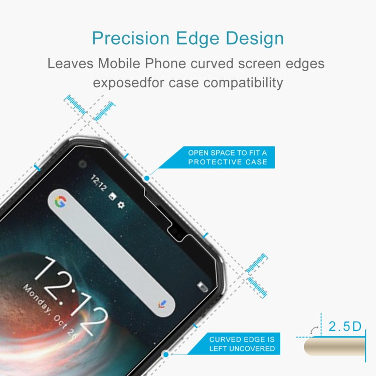 For Blackview Bl6000 Pro 5G 10 PCS 0.26mm 9H 2.5D Tempered Glass Film