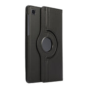 For Samsung Galaxy A7 Lite T220 360 Degree Rotation Litchi Texture Flip Leather Case with Holder(Black)