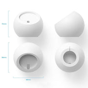 Silicone Pellet Magsafe Magnetic Charger Holder for iPhone 12 Series(White)