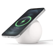 Silicone Pellet Magsafe Magnetic Charger Holder for iPhone 12 Series(White)